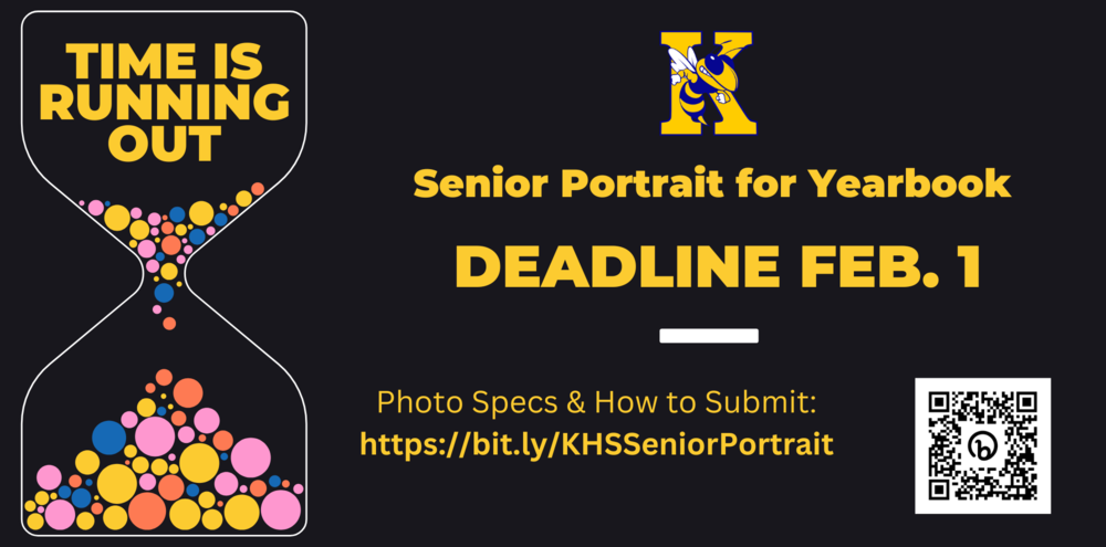 Senior Portrait Deadline Feb. 1