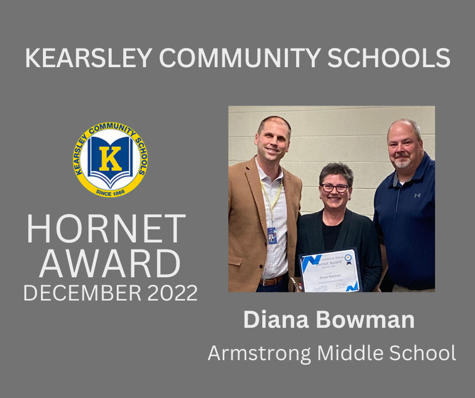 Diana Bowman Kearsley Hornet Award