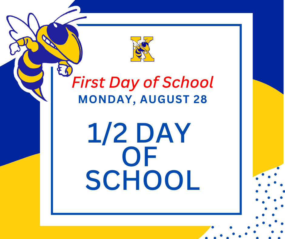 First Day of School August 28
