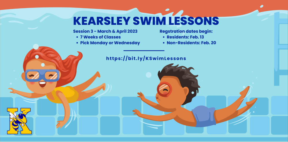 Swim Lessons - March & April | Kearsley Community Schools