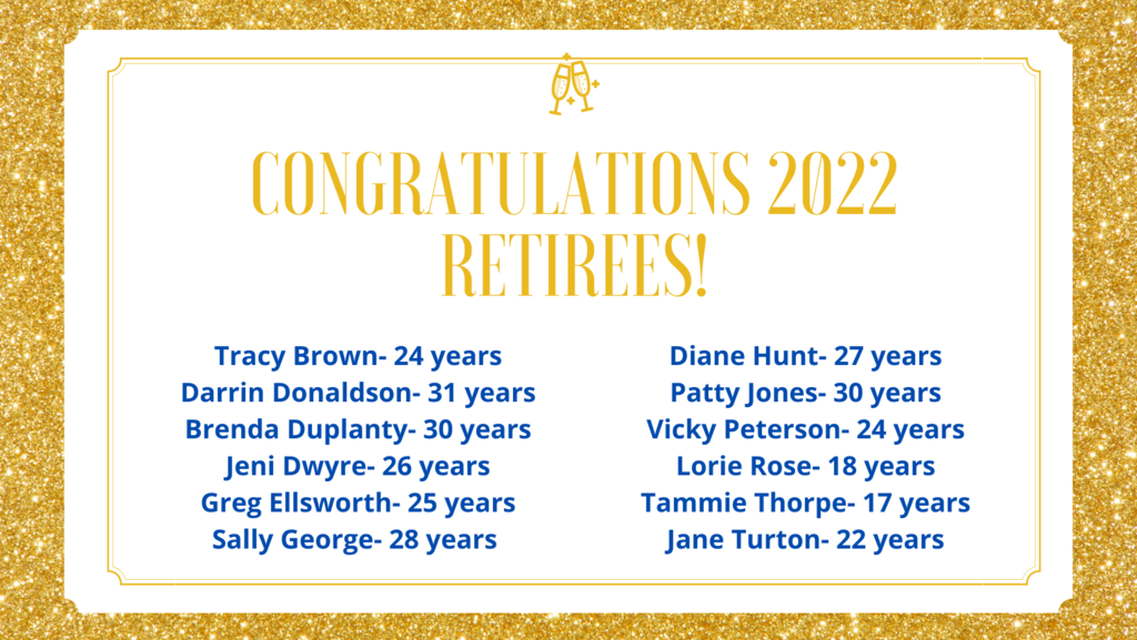2022 Retirees